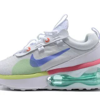 Nike সাদা মাল্টিকালার লেয়ার্ড মেশ এবং সিন্থেটিক আপার ট্রান্সলুসেন্ট গ্রিন Air Unit Chunky Sneakers