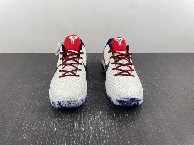 Nike Blanco Marino Upper Tejido Texturizado Capa Cage Sintético Zapatillas de Baloncesto 3