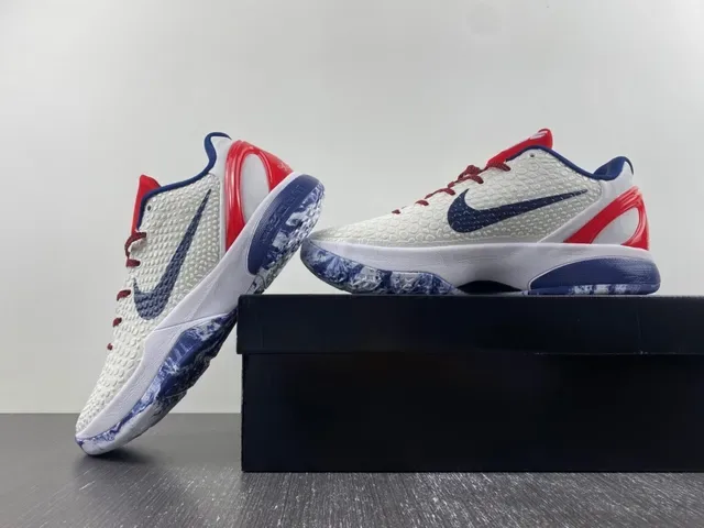 Nike Blanco Marino Upper Tejido Texturizado Capa Cage Sintético Zapatillas de Baloncesto 15