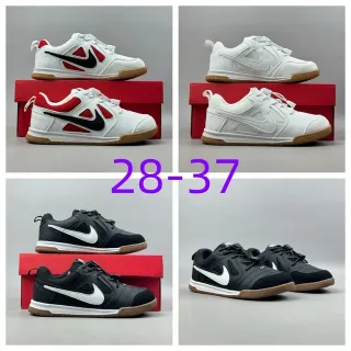 Nike أبيض أحمر لوتوب غم سول لايف ستايل سنيكرز