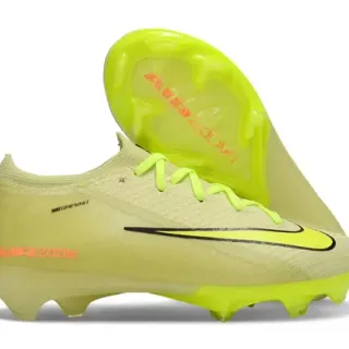 Nike Jaune Orange Gripknit Upper Air Zoom Cushioning Firm-Ground Chaussures de football