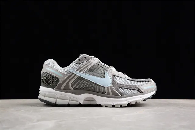 Nike Zoom 2K Gray Blue Mesh And Synthetic Cage Upper Light Swoosh Accent Running Shoes 14