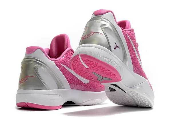 Nike Zoom Kobe IV rosa branco Tênis de Basquete 2