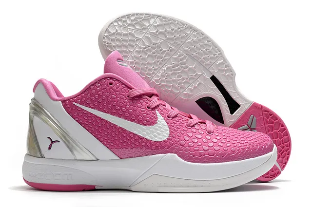 Nike Zoom Kobe IV rosa branco Tênis de Basquete 4