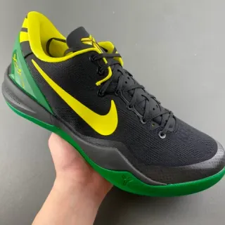 Nike Zoom Kobe VIII 黑色黄色绿色篮球鞋