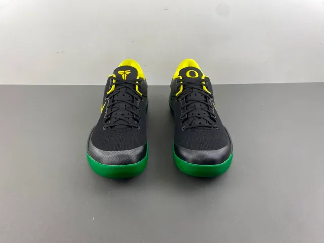 Nike Zoom Kobe VIII noir jaune vert chaussures de basket 12