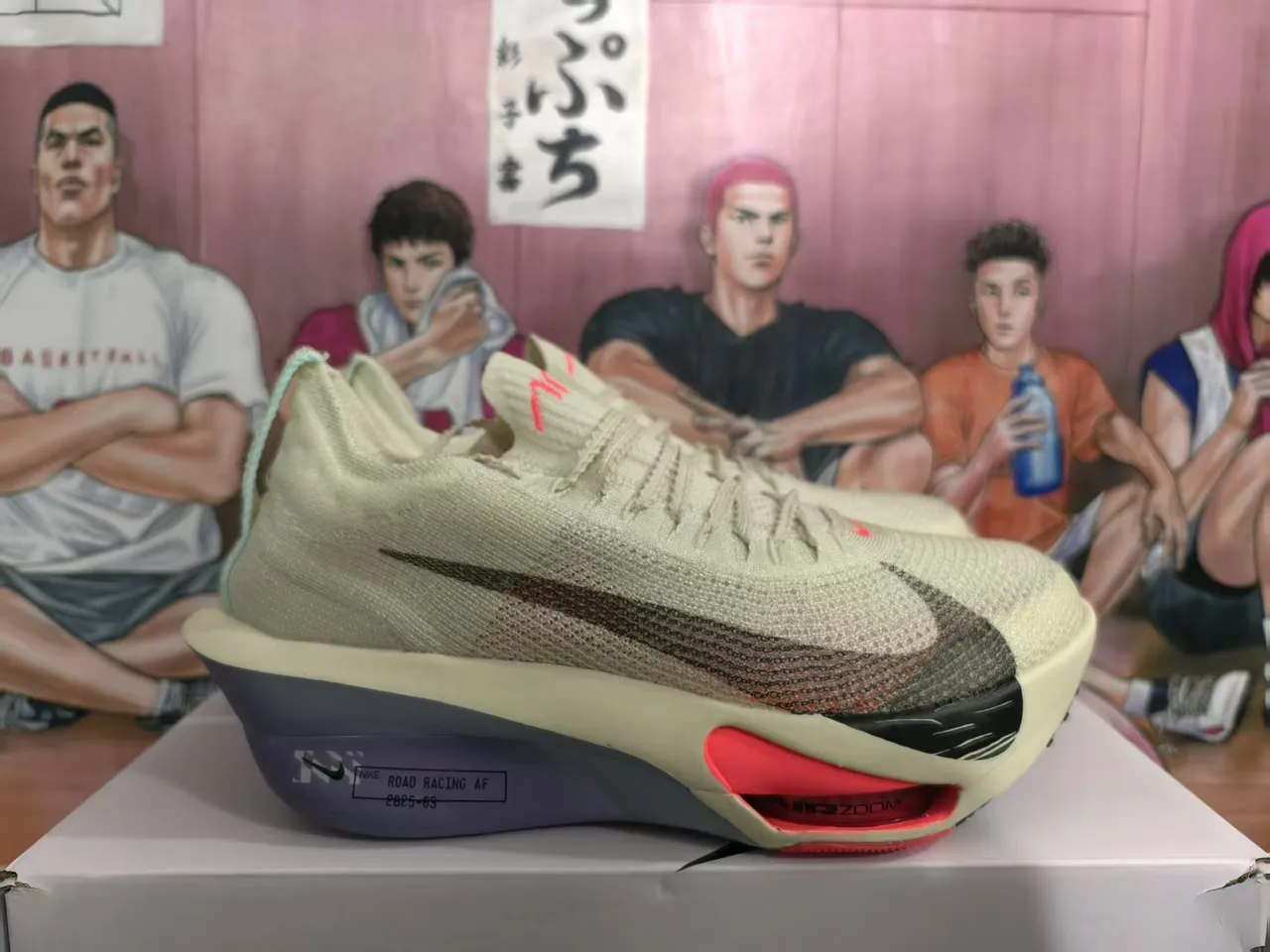 Nike ZoomX بني أرجواني وجه علوي من الخياطة المعدلة لوح ألياف الكربون طول كامل أحذية الجري 2