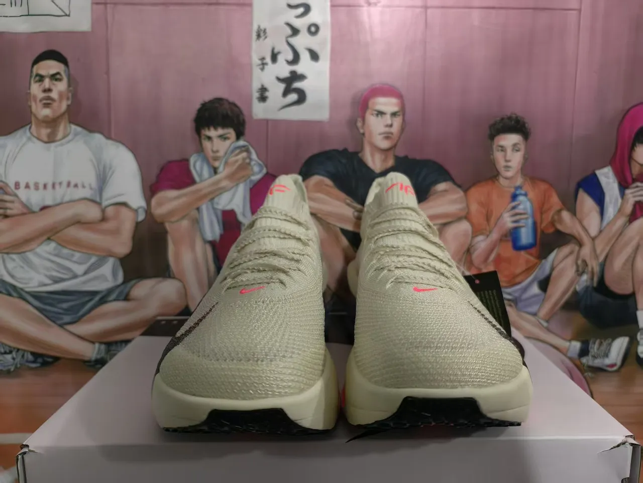 Nike ZoomX بني أرجواني وجه علوي من الخياطة المعدلة لوح ألياف الكربون طول كامل أحذية الجري 5