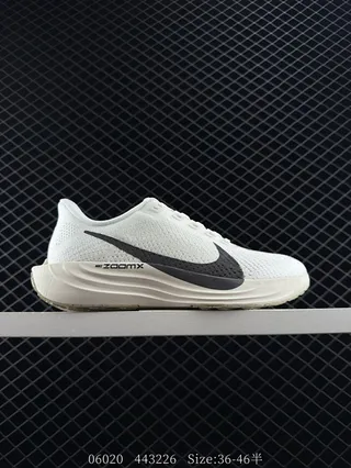 Nike ZoomX White and Black Running Shoes 2