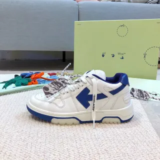 Off-White Arrow Sneaker White and Royal Blue Lifestyle Sneakers