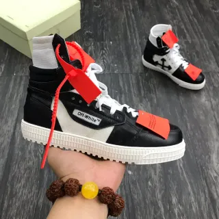 Off-White Black High-Top Industrial Zip-Tie Lifestyle Sneakers