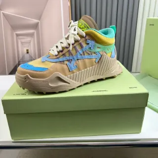 Off-White DD SY-1000 Beige Yellow Cyan Chunky Sneakers