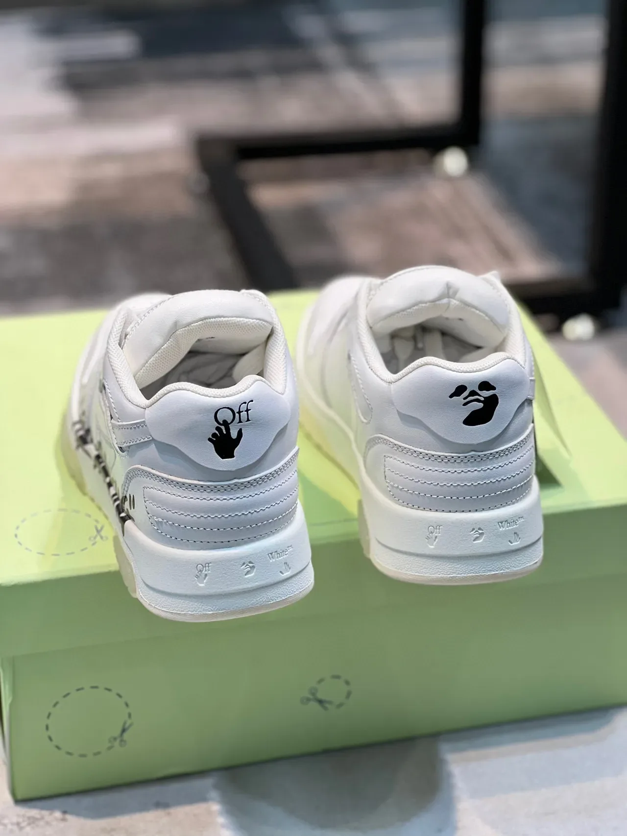 Off-White For Walking White Industrial Design Lifestyle Sneakers 2