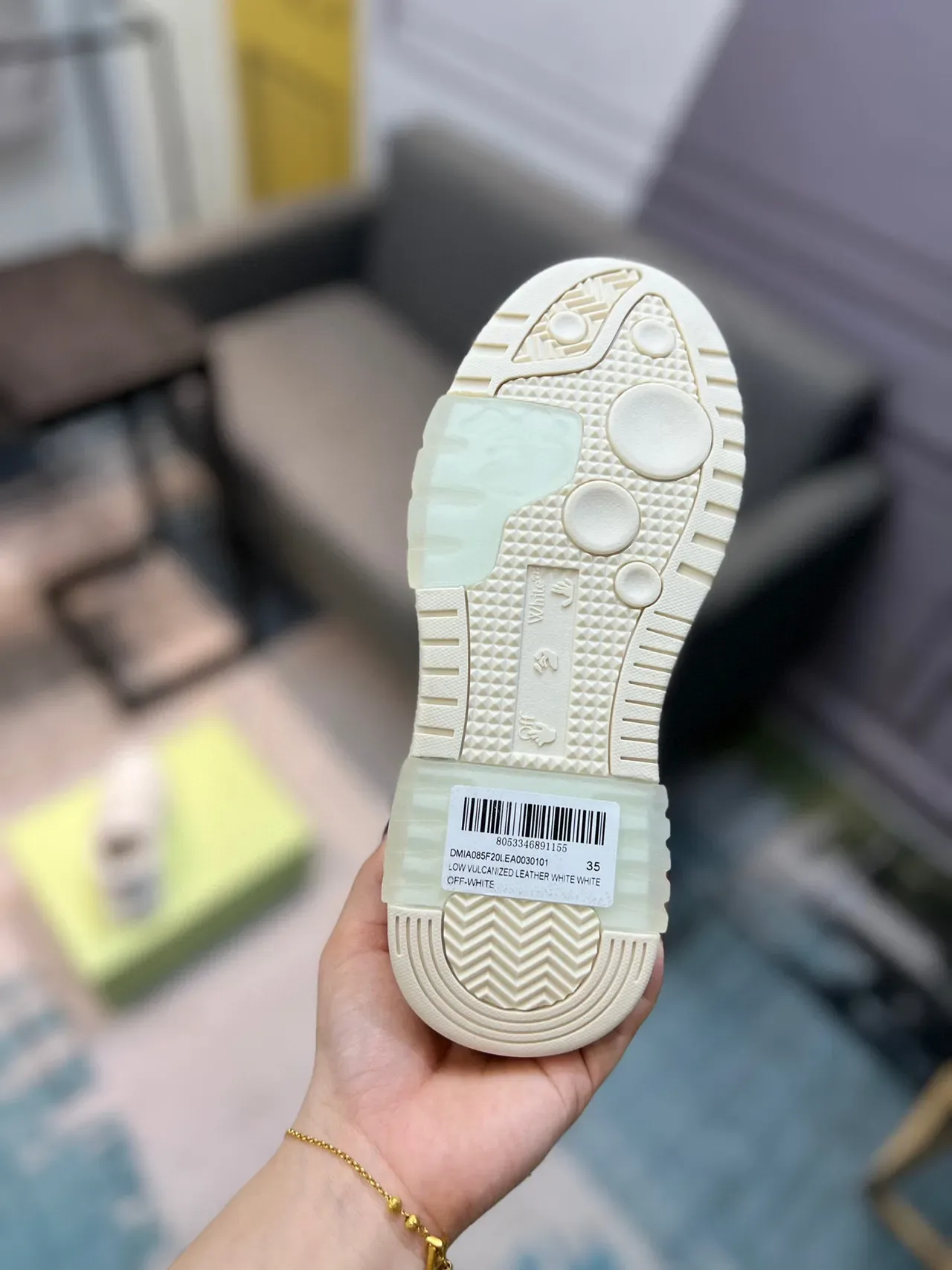 Off-White For Walking White Industrial Design Lifestyle Sneakers 3