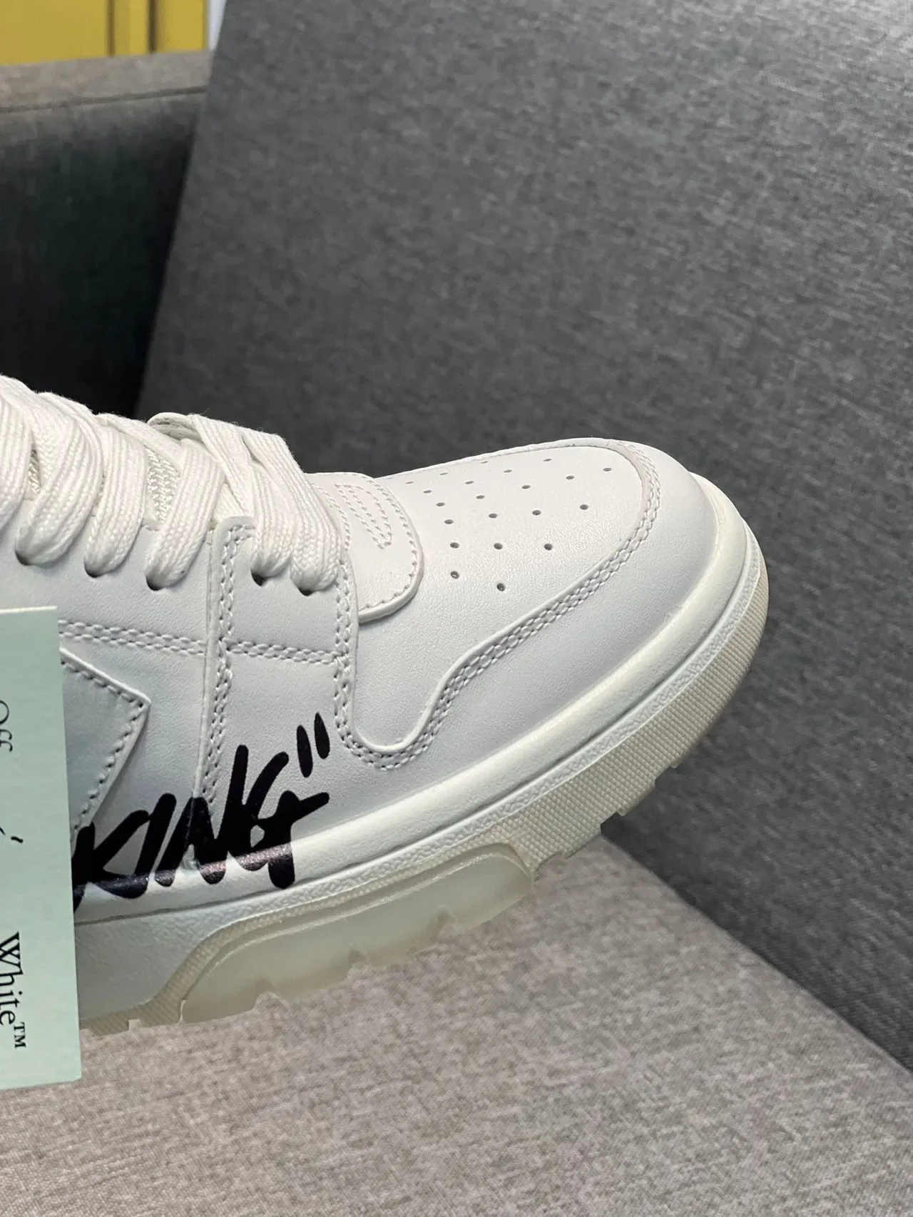 Off-White For Walking White Industrial Design Lifestyle Sneakers 4
