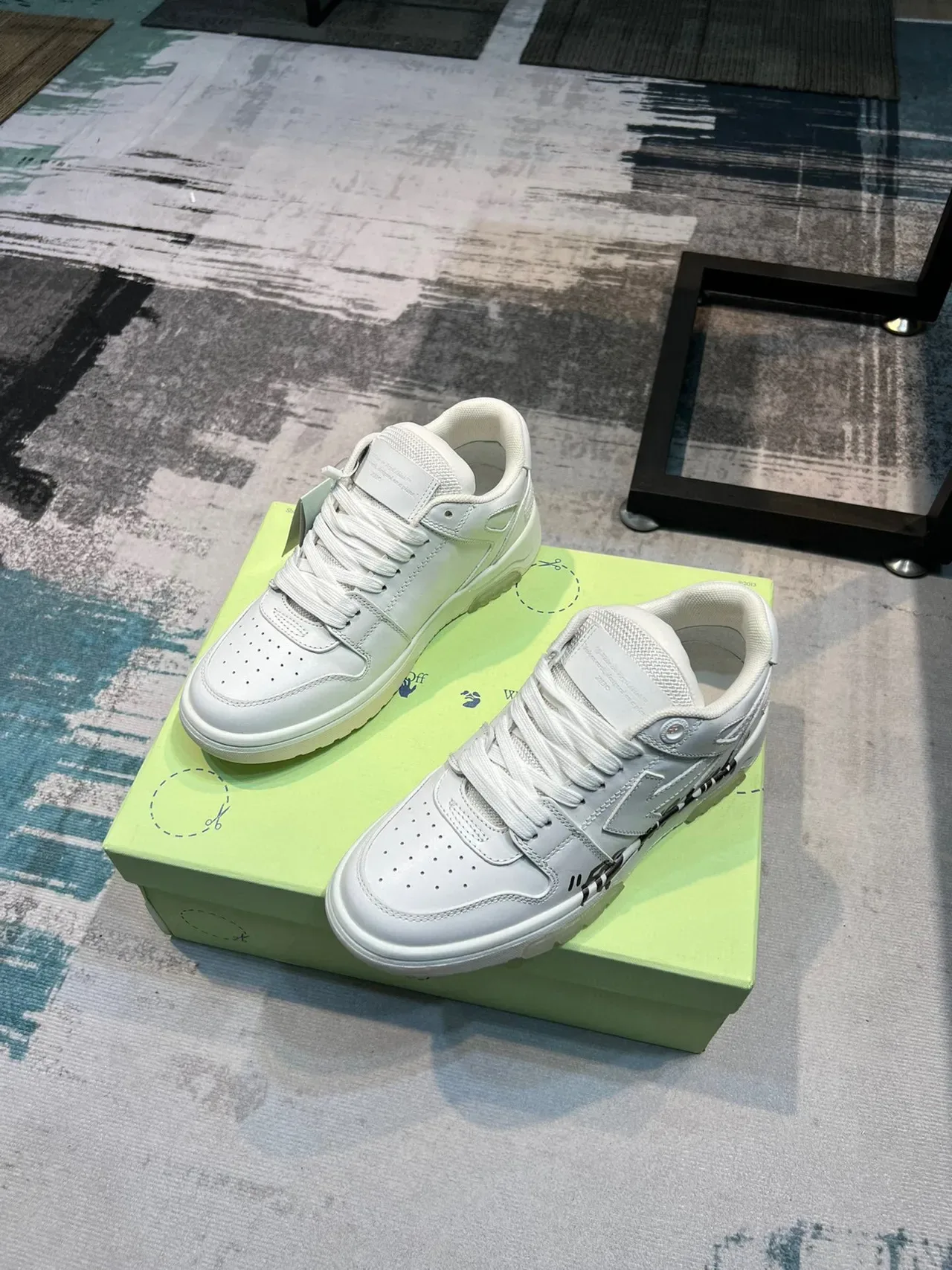Off-White For Walking White Industrial Design Lifestyle Sneakers 6