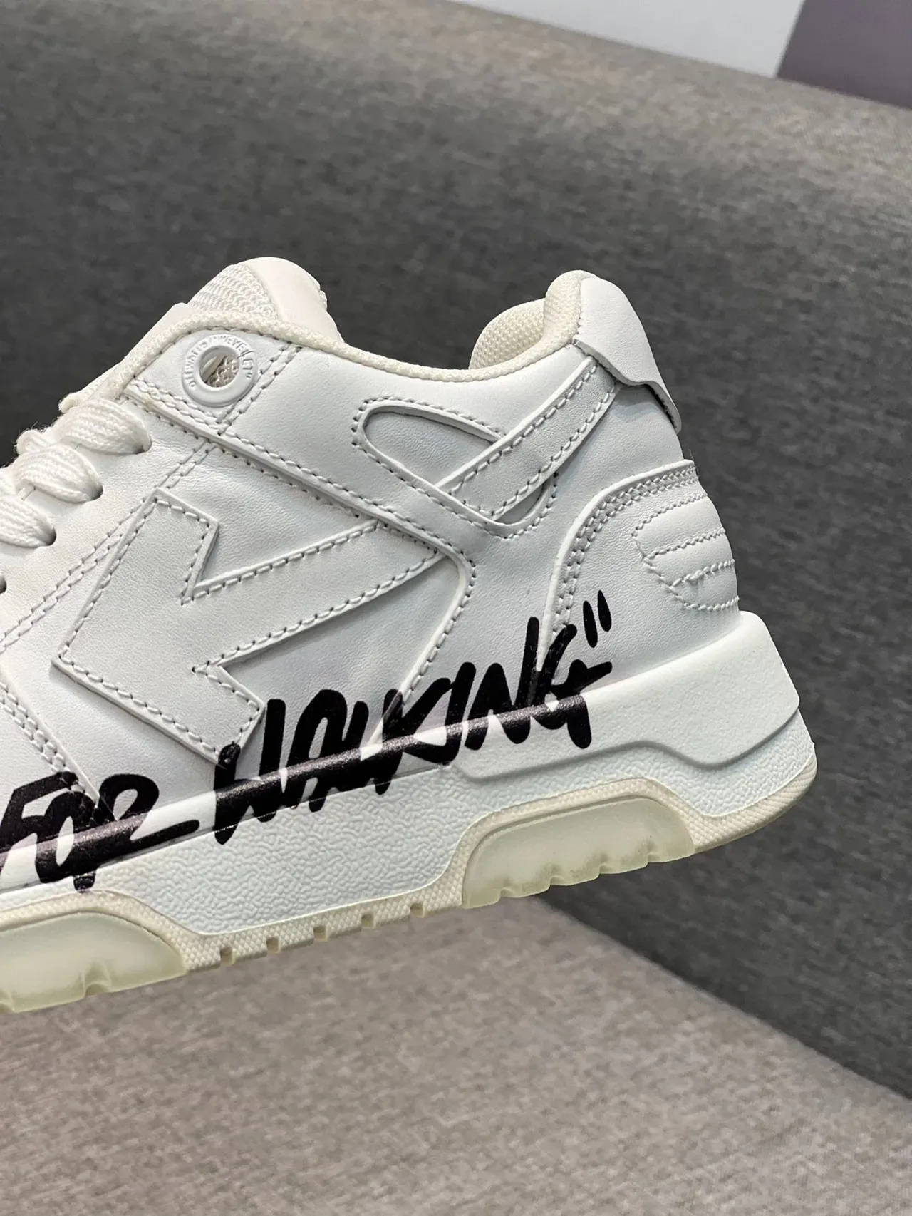 Off-White For Walking White Industrial Design Lifestyle Sneakers 9