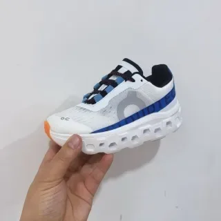 On Cloudmonster Off-White and Black Lifestyle Sneakers 7