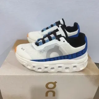 On Cloudmonster Off-White and Black Lifestyle Sneakers 13