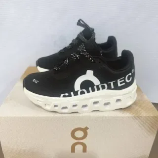 On Cloudmonster Off-White and Black Lifestyle Sneakers 17
