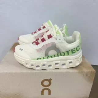 On Cloudmonster Off-White and Black Lifestyle Sneakers 19