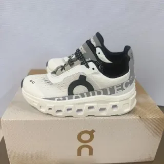 On Cloudmonster Off-White and Black Lifestyle Sneakers 20