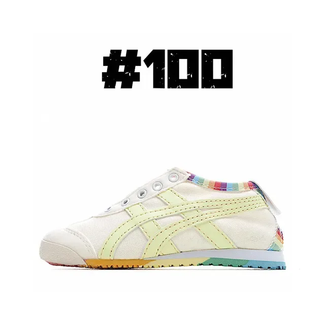 Onitsuka Tiger Chaussures Lifestyle Blanc Marine Basses à Lacets 4