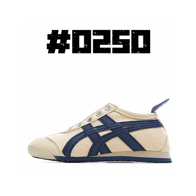Onitsuka Tiger Chaussures Lifestyle Blanc Marine Basses à Lacets 5