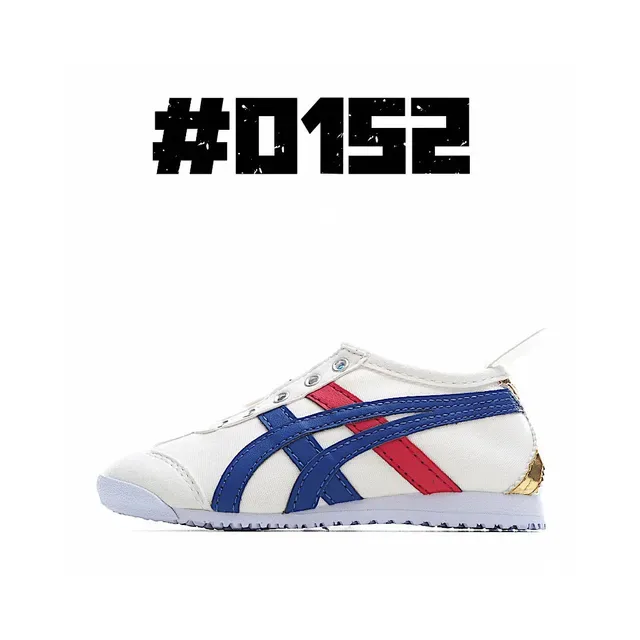 Onitsuka Tiger Chaussures Lifestyle Blanc Marine Basses à Lacets 6