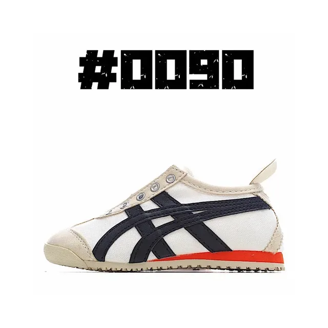 Onitsuka Tiger Chaussures Lifestyle Blanc Marine Basses à Lacets 8