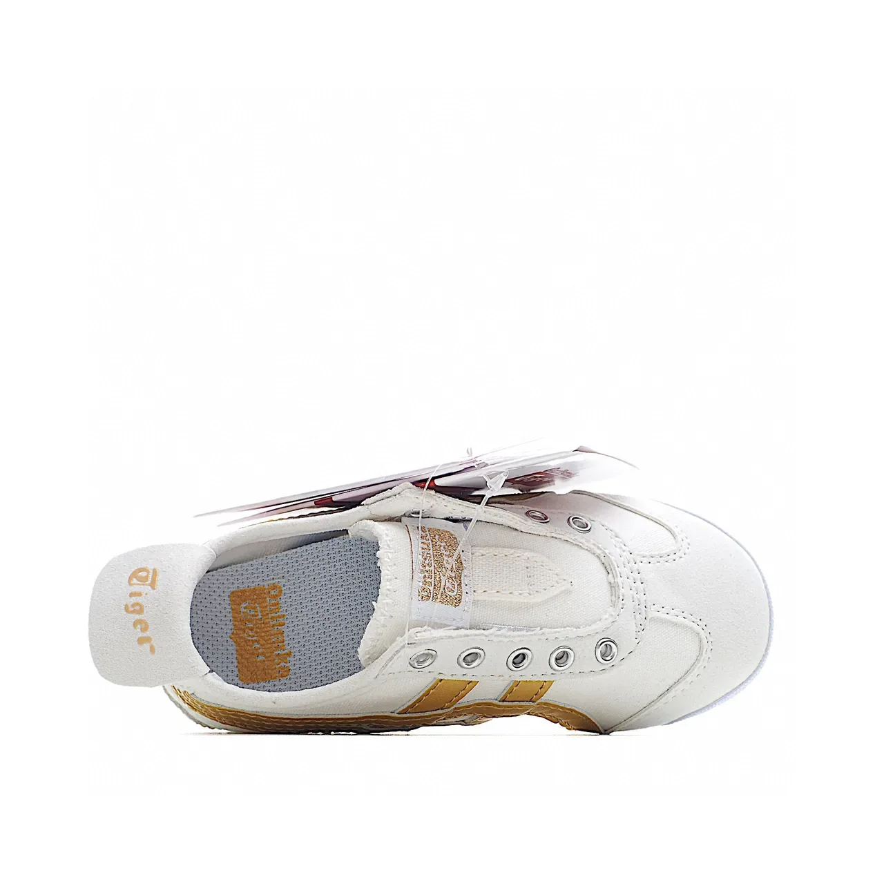 Onitsuka Tiger Chaussures Lifestyle Blanc Marine Basses à Lacets 18