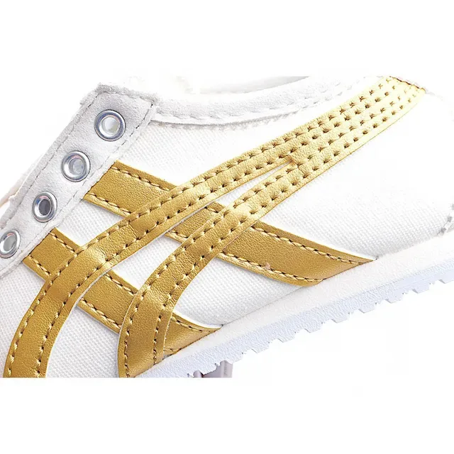 Onitsuka Tiger Chaussures Lifestyle Blanc Marine Basses à Lacets 20