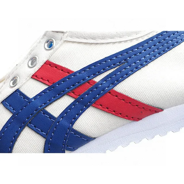 Onitsuka Tiger Chaussures Lifestyle Blanc Marine Basses à Lacets 24