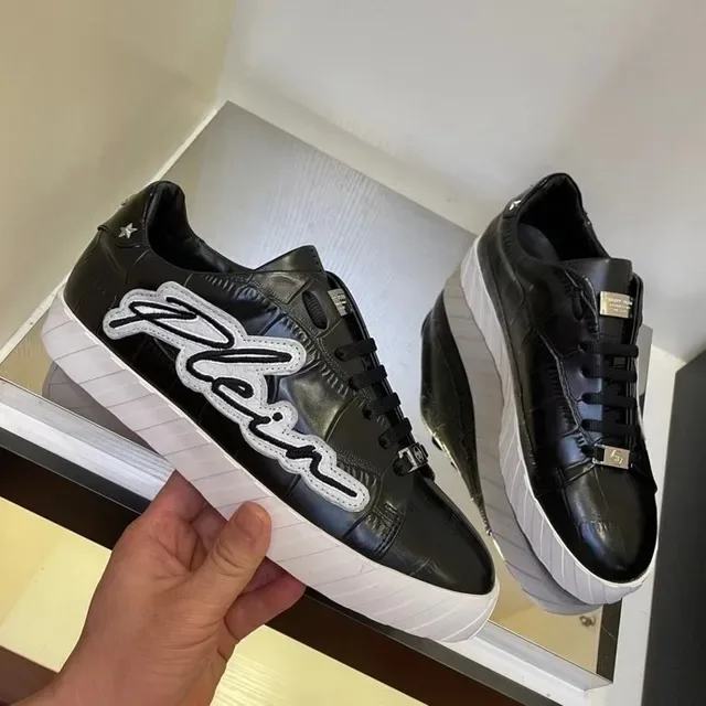 Philipp Plein লোগো-এমবেলিশড জীবনযাত্রা স্নিকার কালো সাদা কুইল্টেড চামড়া জীবনযাত্রা স্নিকার 2