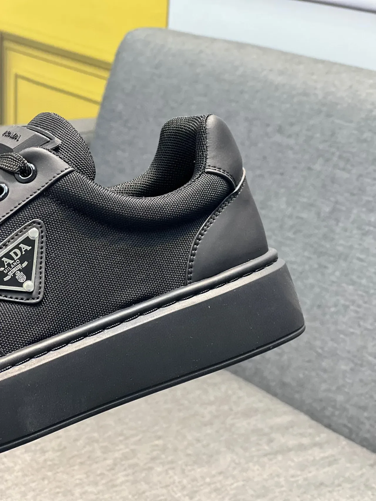 Prada Cloudbust Black Platform Lifestyle Sneakers 8