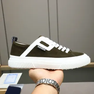 Prada Cloudbust Olive Green Suede and White Lifestyle Sneakers
