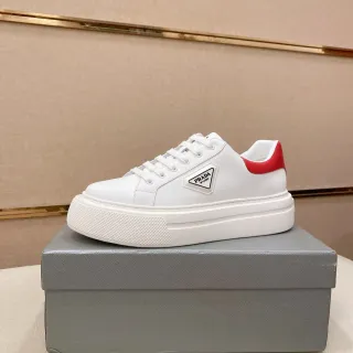Prada Cloudbust 白红休闲运动鞋