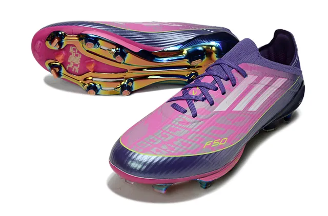 Puma Future Z وردي بنفسجي منخفض القطع طوق مطابق للجوارب أرض صلبة أحذية كرة القدم 13