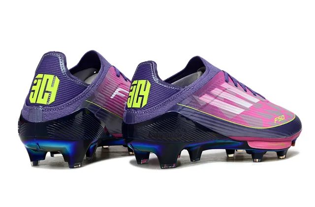 Puma Future Z وردي بنفسجي منخفض القطع طوق مطابق للجوارب أرض صلبة أحذية كرة القدم 14