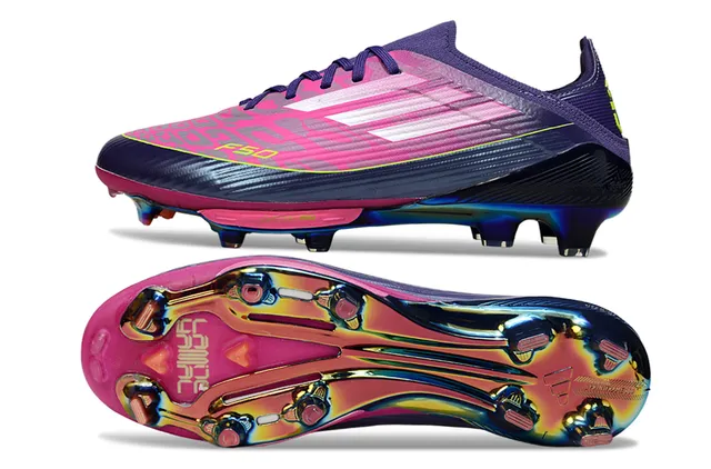 Puma Future Z وردي بنفسجي منخفض القطع طوق مطابق للجوارب أرض صلبة أحذية كرة القدم 15