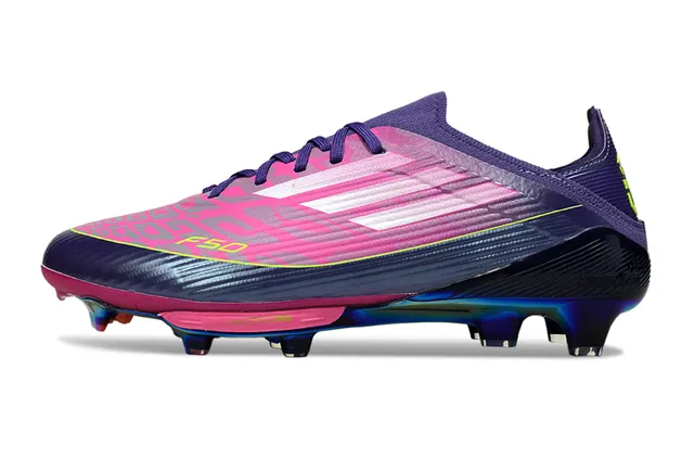 Puma Future Z وردي بنفسجي منخفض القطع طوق مطابق للجوارب أرض صلبة أحذية كرة القدم 16