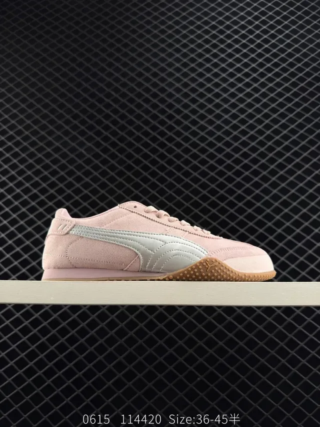 Puma Roma Tênis Lifestyle de Camurça Rosa e Cinza Claro 4