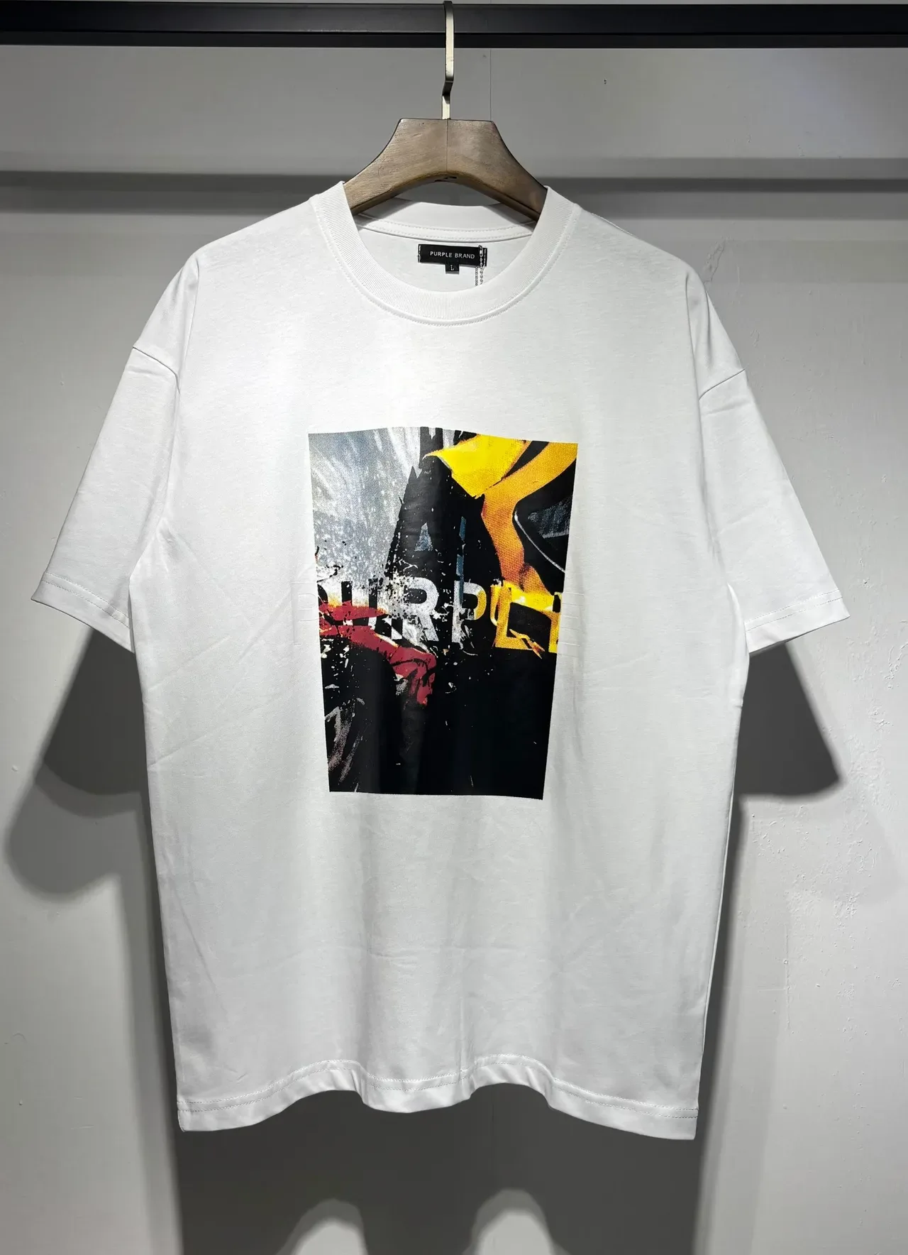 Purple Brand 图案印花宽松T恤 2