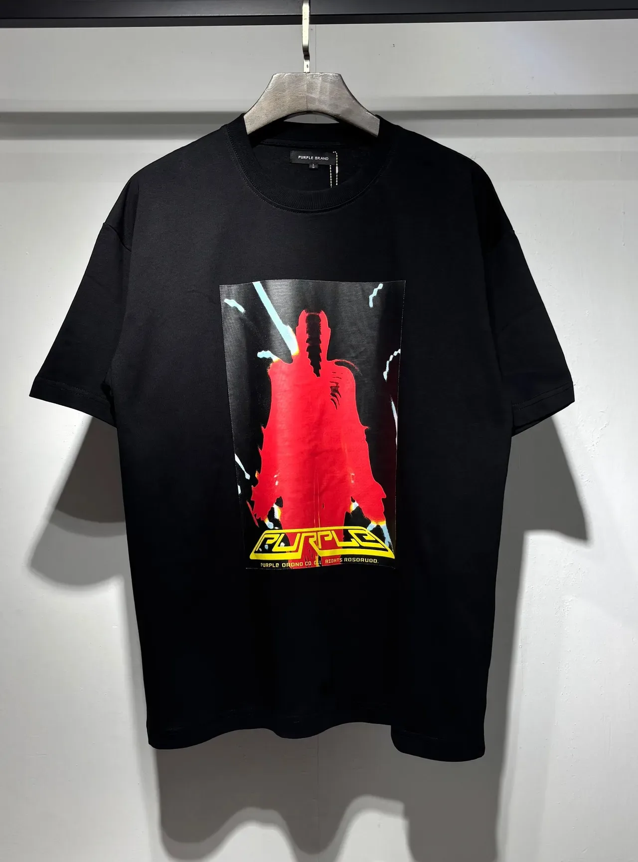 T-shirt Oversize Imprimé Graphique Purple Brand 3