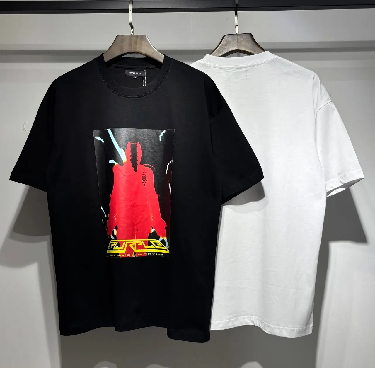 T-shirt Oversize Imprimé Graphique Purple Brand 5