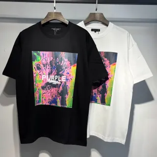 Purple Brand Oversized Graphic Print T-Shirt