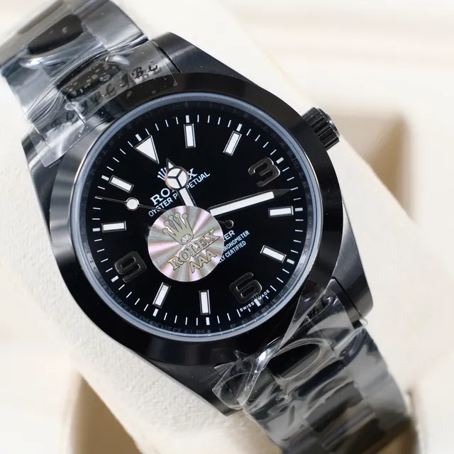 Rolex Oyster Perpetual Black Dial Mechanical Watch 6