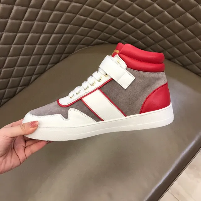 Salvatore Ferragamo Blanco Rojo Alta Doble Correa Cierre Zapatos Lifestyle 3