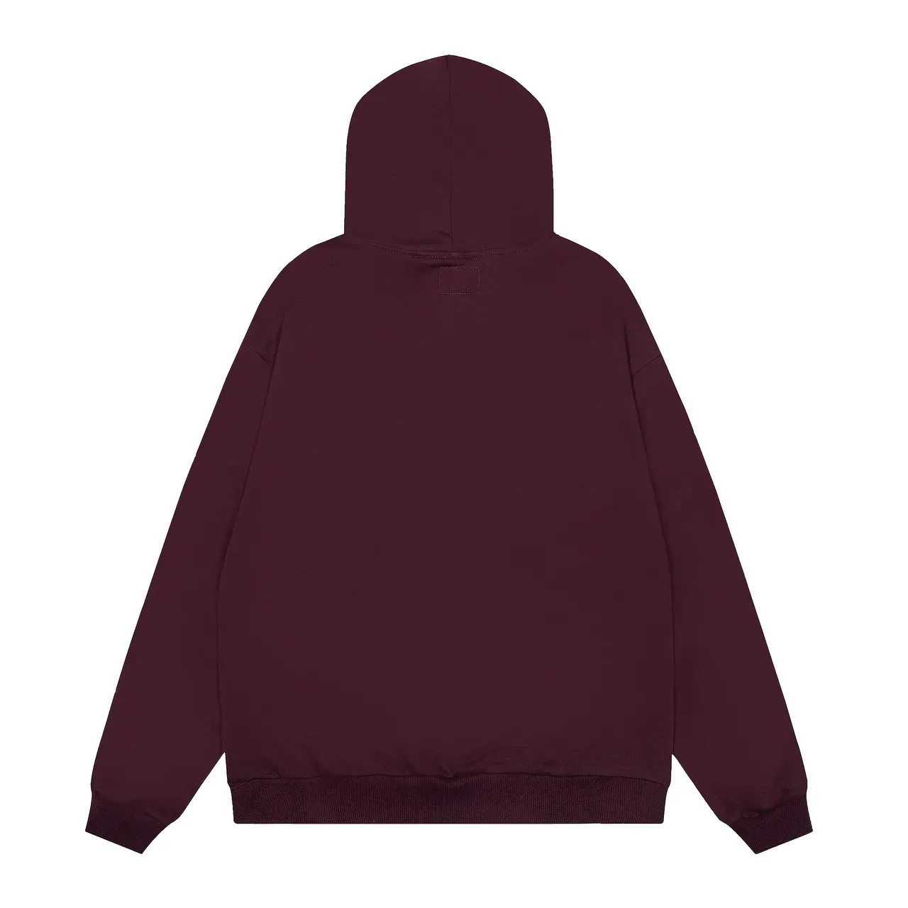 Sp5der Spiderweb Graphic Maroon Hoodie 3