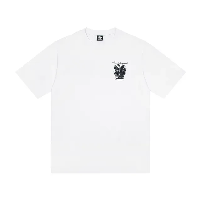 T-shirt graphique Stussy International Crown Dog 4